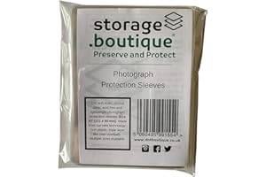 .boutique, Storage.boutique Archive Standard Photograph Protection Sleeves, Acid Free (A7 (100))