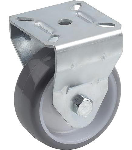 Roue TE 125/50-75/4 K - Diamètre 125 Mm, Largeur 50 Mm, Pneu Polyuréthane Rouge 75 Shore A, Capacité 450 Kg