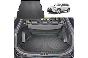 GAFAT Toyotα RAV4 XA50/ Hybrid 2019-2024 2025 Alfombrilla para Maletero, RAV4 2024 Alfombrillas de Goma Fácil de Plegar, Escáner 3D, Borde Alto, Compatible con Toyota RAV4 Accesorios