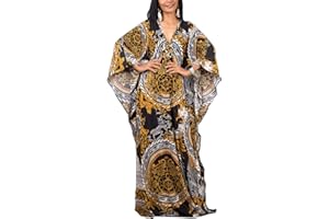 L-Peach Chemise de Nuit Surdimensionnée en Caftan Bohème pour Femmes Homewear Robe de Plage