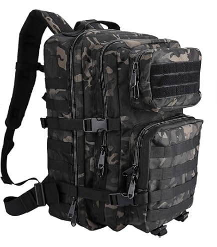 Zaino Militare Tattico YOREPEK 50 Litri - Impermeabile Per Trekking, Campeggio E Caccia - Foto 13