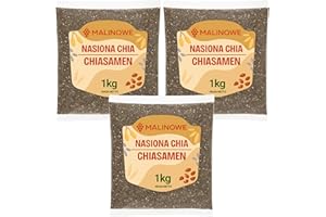 MALINOWE ZESTAW NASIONA CHIA 3x1kg SZAŁWIA HISZPAŃSKA