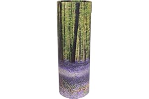 URNSWITHLOVE Scattering Ashes Urn, Eco-friendly Biodegradable Cremation Urn Scatter Tube (Bluebell Forest Medium)