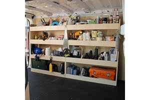 VANIFY - Compatible with Renault Trafic L1 2015+ Vehicle Equipment Vehicle Shelves, Complete Drivers Side Shelf