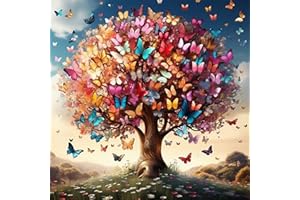 Goodening Diamond Painting Kits, 5D DIY Diamond Painting Kits for Adults, Full Drill Round Diamond Painting, Diamond Art Craft for Home Wall Decor (288)