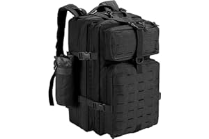 SHANNA Mochila Táctica 45L Militar, Paquete de Asalto Molle de Gran Capacidad Impermeable Bolsa para Ejército, Mochilas de Marcha para Emergencias de 3 Días Caza Senderismo Acampada Actividad al Aire Libre