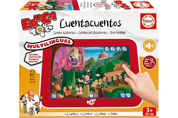 Educa - Tablette éducative Contes et Films | Jeu interactif narratif | Développement du langage et de l’Imagination | À partir de 2 Ans (15746)