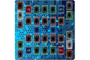 WSRXDMSN Ygo Play Mat Playmat 2 Player Rubber Mat Duel Mat Gaming Competition Pad Mat Card Binder Deck 23.6 x 13.7 Inches (9)