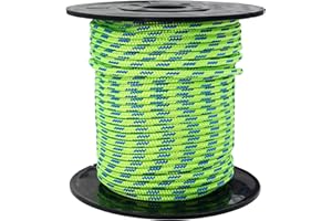 GM CLIMBING Accessory Cord 100feet 3mm (1/8in) Diameter (green)