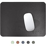 Amazon Brand - Eono Mouse Mat, PU Mouse Pad, Non-Slip Rubber Base Faux Leather Mousepads, Waterproof Ultra Smooth Mouse Mats