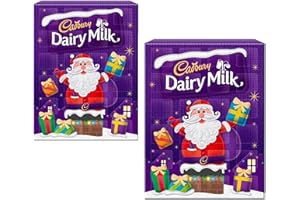 HEZVIC Cadbury Dairy Milk Christmas Chocolate Advent Calendar 90g Each- Pack of 2 Dairy Milk Advent Calendar - Countdown To Christmas 2022