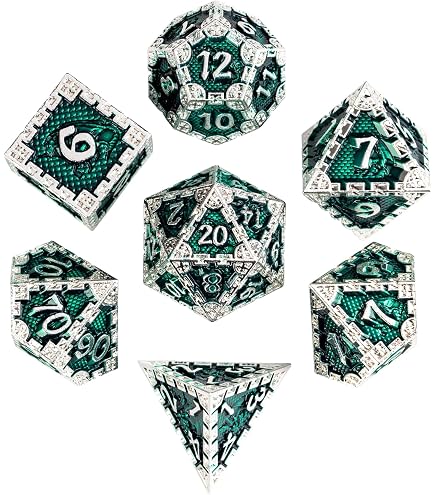 Dé Des 7 Péchés Capitaux – Custom Dice Pour DND, RPG, Jeux De Plateau Et Aventures De Rôle – Ajoutez Une Touche Diabolique à Vos Parties