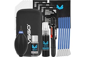 VSGO DKL-20 Kit de nettoyage humide et à sec pour capteur et appareil photo APS-C, lot de 20 pièces, emballage sous vide