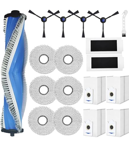 ECOVACS Antibacteriële stofzuigerzakken, voor X1 OMNI/X1e OMNI/T20 OMNI robotstofzuigers, doos van 3, origineel accessoire