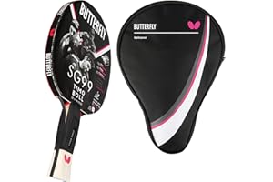 Butterfly® Timo Boll SG99 rakieta do tenisa stołowego, profesjonalna rakieta do tenisa stołowego i zawodów, taktycznie rutynowani gracze, wykładzina Wakaba z certyfikatem ITTF, anatomiczny kształt