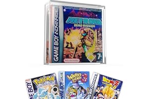 GoatWard Vetrina protettiva in acrilico per giochi di Game Boy Advance - Scatola in metacrilato trasparente per videogiochi GBA - Antipolvere e sicurezza per collezionisti di videogiochi (1 unità)