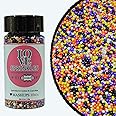 Confect Mix Lime Green, Midnight Purple, White & Ghostly Black Pearls Sprinkles | Ghost Sprinkles | Horror Happy Hour Halloween Sprinkles - 100 Gms