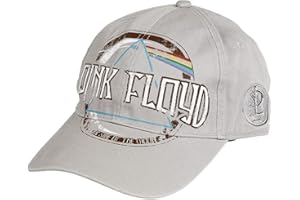 Pink Floyd Men's Dark Side of The Moon Album Distressed (Navy Blue) Baseball Cap Navy
