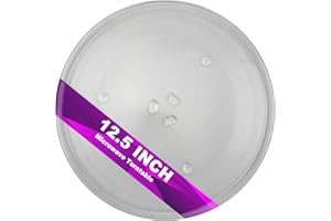 METER STAR Ersatzglas für Mikrowelle, Durchmesser 31,5 cm, hitze- und hitzebeständig, für Mikrowellen