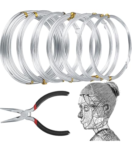 Filo In Alluminio 1mm X 30m - Nero, Flessibile Per Artigianato E Giardinaggio - Foto 6