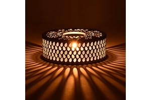 Creano Biały podgrzewacz ze stali nierdzewnej z uchwytem na podgrzewacze – podgrzewacz do herbaty – stabilny, nie grzechotka – nadaje się do wszystkich dzbanków do herbaty