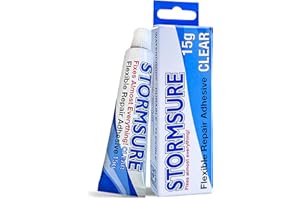 Stormsure Flexible Repair Adhesive 15g Tube – Heavy Duty Waterproof Adhesive, All-Purpose, Ultra-Durable, High Strength & Temperature Resistant