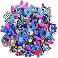 Cutest-LittleBell Polyvinyl Chloride 35 Pcs Cute Pvc Shoe Charms,Garden Shoes Cartoon Decoration Shoe Charms Pack For Girls Boys And Adult, Bracelet Wristband Charms Party Gifts, Multicolor