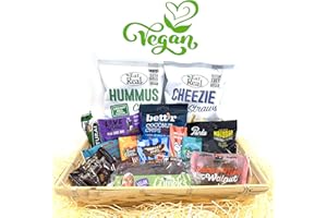 UKESUPPS Vegan Gift Hamper Box Sweet Treat Savory Snacks Chocolate Basket Collection Birthday/Anniversary/Event/New Year/Christmas/Thank You/Get Well Soon/Fathers & Mothers Day Gift Hamper