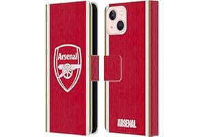 Head Case Designs Officially Licensed Arsenal FC Home 2023/24 Crest Kit Leather Book Wallet Case Cover Compatible With Apple iPhone 13