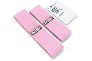 Bandes pour Fessiers Proworks, Bandes de Résistance pour Jambes et Fessiers, avec livret d'entraînement, Bandes élastiques Anti-dérapantes pour Homme et Femme - Lot 1/2 / 3