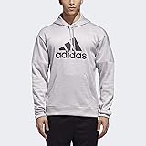 Adidas GK9653 M BL FT HD TS Tracksuit mens top:medium grey heather/black  bottom:black/white 4 : Amazon.co.uk: Clothing