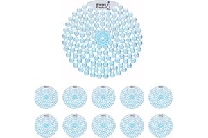 Alwees Fresh Tapetes de orinal de burbujas,Pantalla de orina antisalpicaduras,Eliminador de olores de orina,Orinarios para adultos y niños,Paquete de 10