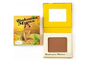 Thebalm Bahama Mama Bronzer, Natural Mat, Tanned Beach Glow Travel Size