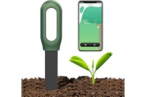 Haozee Smart Zigbee Bodenfeuchtesensor, erfordert TUYA HUB, unterstützt Zigbee2mqtt Home Assistant, Feuchtigkeitsmesser für Pflanzen mit Echtzeiterkennung, Bodenmesser für den Garten