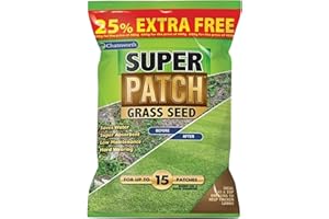 BELLA & CO. Super Patch Grass Seed for Lawn Repair Mix with Micronutrients | Grass Seeds Fast Growing | Grass Seed for Shady Areas | Grass Seed Spreader | Grass-Seed | 600g