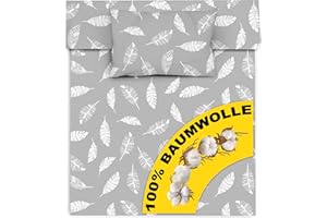 Amilian Kinderbettwäsche 100x135 Baby Bettwäsche Set Größe Babybettwäsche 135x100 mit Kissenbezug 40x60 100% Baumwolle Babybett Kinderbettwäsche 100x135 Jungen Mädchen Bettwaesche