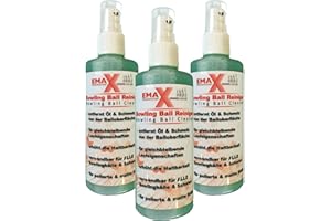 EMAX BOWLING SERVICE GMBH MAXIMIZE YOUR GAME EMAX - Accessoires de bowling - Nettoyant pour boules de bowling - Vaporisateur de 100 ml - Nettoyage rapide des boules de bowling - Utilisation facile - Spray + kits