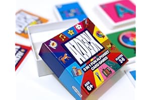 Dedimi Card Games for kids | Alphabet Race Fast Game | 3 in 1 Game for boys and Girls | A to Z Category | Travel Size | Memory Game for Family and Friends