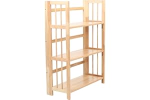 Premier Housewares Mobile con 3 scaffali in legno di albero della gomma, 96 x 70 x 30 cm