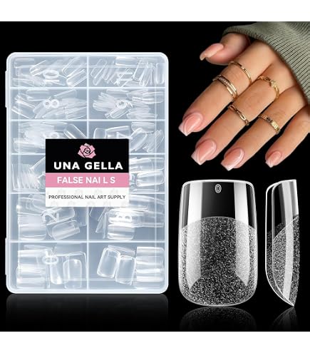 2 Stück Acryl-Nagelübungsständer Mit Magnethalter – Set Inkl. 10 Nagelspitzenhalter (Roségold & Silber)