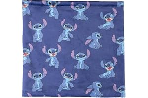 DISNEY Tour de cou Stitch - Couleur bleue - Taille unique - Fabriqué en 100% polyester - Motif imprimé avec Stitch - Produit original conçu en Espagne