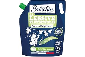 Jacques Briochin Recharge Ma lessive Peaux Sensibles Ecocert - Sans allergènes 1,7L