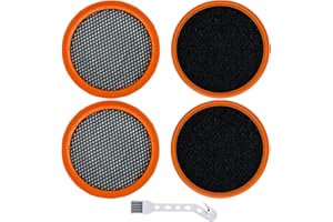 elfofle 4 sztuki filtrów zamiennych FC8009 do Philips SpeedPro & SpeedPro Aqua filtr wymienny do odkurzacza zamiennik do Philips FC8081 FC6723 FC6725 FC6726 FC6727 FC6728 FC6729 akcesoria