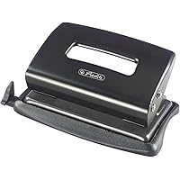 Herlitz Locher mit Anschlag, 1 Stück in Klarsichtfaltschatel, 1.2 mm, schwarz