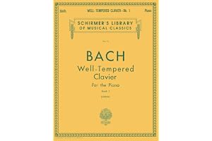 J.s bach: well-tempered clavier for the piano book i piano: Schirmer Library of Classics Volume 13 Piano Solo