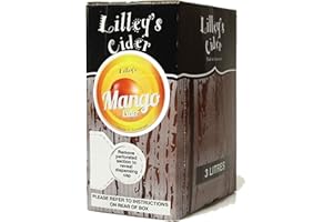 Lilley's Cider Mango 3 Litre Bag-in-Box | Vegan-Friendly, Gluten-Free | Sweet Tropical Cider with Crisp Apple & Mango | 4.0% ABV | Perfect for Gatherings & Personal Enjoyment