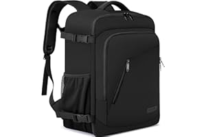WENIG Sac à Dos Voyage Cabine Avion 45x36x20 pour Easyjet 30L Grande Bagage à Main Bagage Sous Siège Cabine Valise Cabine Sac à Dos Ordinateur Portable 15.6 Pouces Homme Imperméable avec USB Charging Port