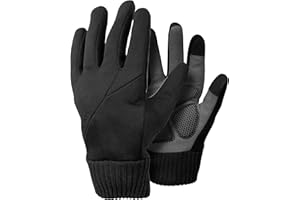 CASR Gant de Protection pour Mobilité Urbaine, pour Toutes Les Saisons, légers et Respirants, Fonctions tactiles, Pads intégrés antichute, Noir