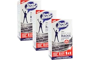 Oven Mate Just For Racks Cleaning Gel Kit For Oven Shelves & BBQ Grills (Pack of 3)