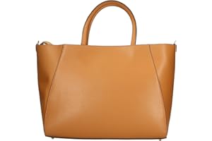 Chicca Borse Borsa a Mano Donna in Pelle Made in italy 42x29x15 Cm